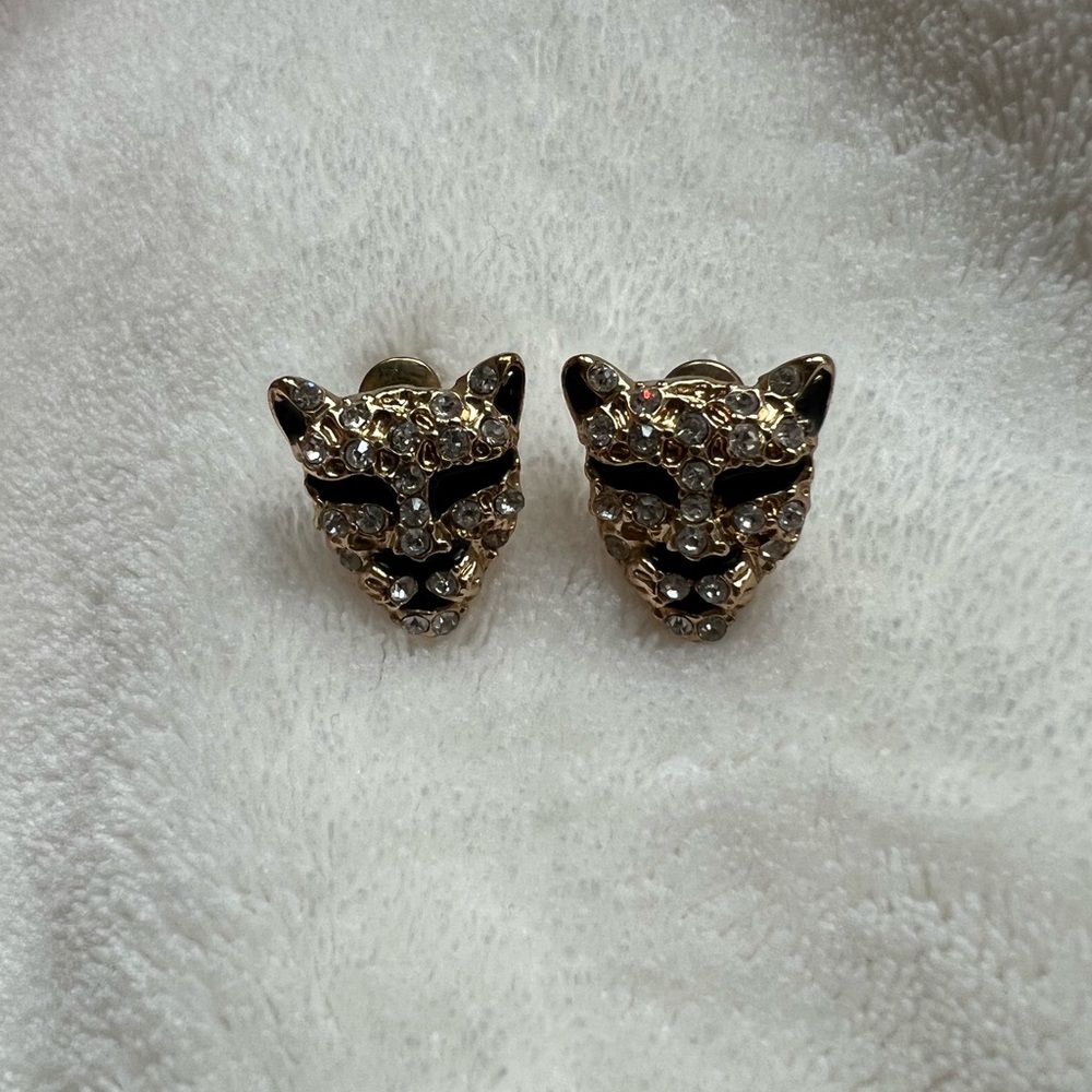 Panther fashion earrings